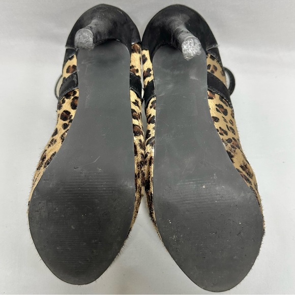 Colin Stuart Leopard Print Platform Heels Mary Jane Stiletto Pumps‎ Women’s 10 - Picture 8 of 11
